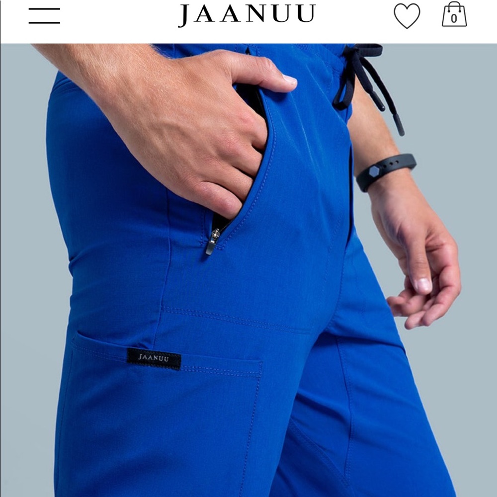 Straight Leg Utility Cargo Pant- Jaanuu Men Scrub